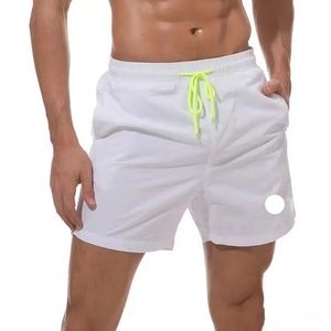 Projektant Swim Shorts Męskie pnie pływackie Siatka oddychająca elastyczna talia sznurka do sznurka Pocket Pocket Spodnie plażowe Szybkie suszone pantelony Cortos Summer