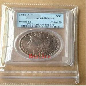 PCGS 1つのモーガンコイン1885-CC DMPL MS65 66 1886 MS66 1887 MS65 S67302P