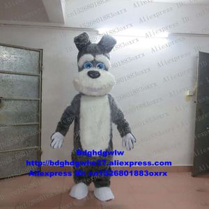 Trajes Da Mascote Trajes Da Mascote Cinza Longo Pele Terrier Cão Schnauzer Schnowzer Shnowser Traje Da Mascote Personagem Empresa Celebração Itens Promocionais Zx710