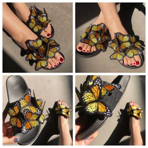 Fashion Luxury Designer Slides Women Summer Beache Sandal Party Weddings Flat Slipper Shoes Classices Sandal Slippers Women blues GAI