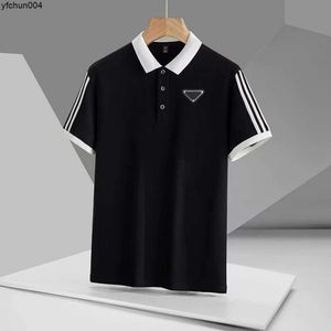 Designer Polo Shirt Mens Basic Business Polos t-shirt mode Franska varumärke broderad armmärke bokstav emblem kort ärm Arr7