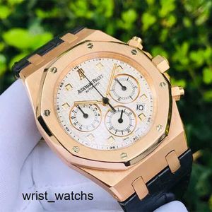 Elegante exclusivo relógio ap série millennium 18k ouro rosa relógio mecânico automático masculino 26022or oo d088cr.01 produtos de luxo