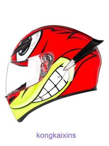 Amostra física agv k1 capacete de motocicleta quatro estações, corrida completa, masculino e feminino, preto, oito coroa, pequena tartaruga