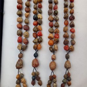 Supply Jewelry Stone Xinjiang Alashan Agate Tendon Stone Necklace Gobi Rough Stone Necklace Bracelet2133