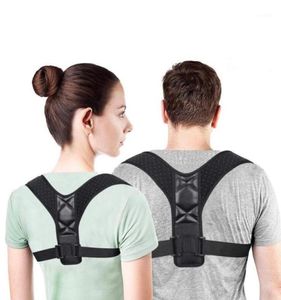 Back Support Adjustable Posture Corrector Clavicle Spine Shoulder Lumbar Brace Belt Correction14058972