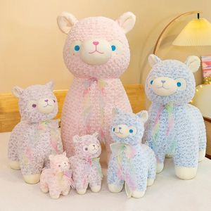 Bella bambola di pecora Luoli Cuscino di tiro Alpaca Peluche Ragazza Comfort Doll I bambini dormono Grande bambola di stoffa