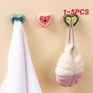 Kitchen Storage 1-5PCS Self Adhesive Towel Plug Holder Wall Mounted Bathroom Hook Rack Waterproof Rag Dishcloth Clip