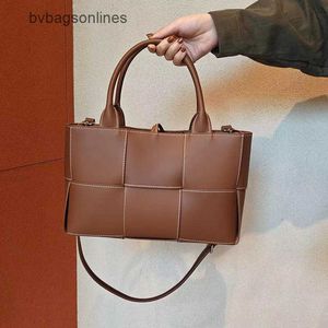Luxury Bottegs Venets Tote Bag High End Cowhide Woven Bag Design Casual Handheld Shopping Mother With Original 1: 1 LOGO