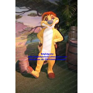 أزياء التميمة The Lion King Timon Mascot Costume Adult Cartoon Supe Suite Suitives Guids Guild