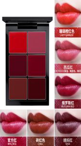 Lipstick Board Multicolor Lipsticks för kvinnliga sminkkonstnärer Fuktande varaktiga och lätta att färg9941582