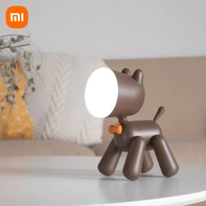 Controlla Xiaomi USB ricaricabile LED Lampada da comodino per camera da letto per bambini Varietà Cani Lampada da lettura per studenti Lampada da tavolo a luce notturna per cartoni animati