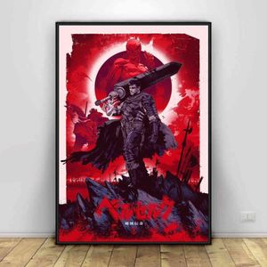 Berserk Poster Japan Anime Art Silk Affischer Wall Decor Prints Quadro Cuadros H1110250Z