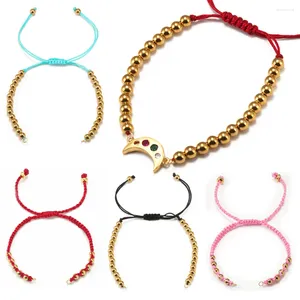 Charme Pulseiras Frisadas Pulseira Corda Trançada Corrente Para Fazer Jóias Suprimentos Ajustáveis ​​Faz Cor Dourada De Aço Inoxidável