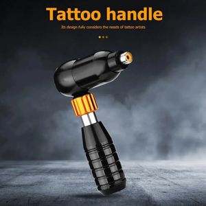 Professional LShaped Tattoo Gun Adjustable Rotary Motor Hybrid Machine Permanent Makeup Machines Cartridges 240311