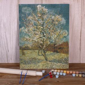 Nummer Landschaft Van Gogh DIY -Farbe nach Zahlen Packung Ölfarben 40*50 Malerei auf Leinwand Neues Design für Kinderhandwerk