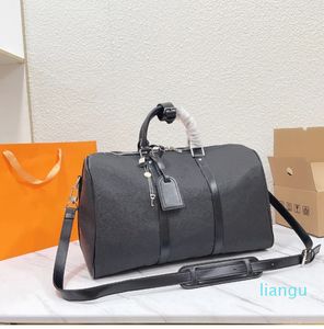 Mode Duffel Bag Outdoor Packs Travel Bag Classic Logo Design stor kapacitet 50 cm unisex handväska