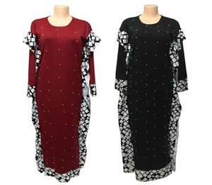 Bangladesz Long Hijab Evening Evening Dress for Women Elegancka Kaftan Black Abaya Islamskie odzież Djellaba Caftan Marocain LJ9969395