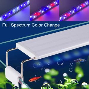 Illuminazione Illuminazione per acquario a LED RGB Luce per piante acquatiche 220V Luce per acquario LED per acquario Clip Light2871CM