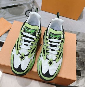 Runner Tatic Sneaker Lüks Erkekler Sıradan Ayakkabı Tasarımcı Çalıştırıcılar Serin Gri Beyaz Yeşil Siyah Gümüş Erkek Eğitmenleri Deri Moda Nefes Alabilir Trainer 2354