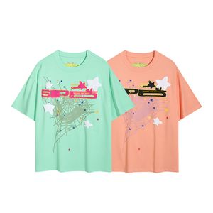 メンズデザイナーTシャツ服パームズデザイナーシャツ女性Tシャツファションスプレーペイントグラフィティカップ