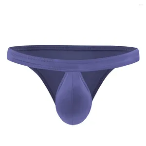 Underpants Men String Bikini Enhance Pouch Thong G-String Minikini Tangas Posing Underwear T-Back Low Waist Jock Strap