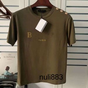 Moda Balmanly Roupas BallMainly Ballman Camisa Balmin Balmani Asiático Mangas Alta Camiseta Designer Impressão Homens Luxo Mulheres Verão Top Preto Q Vermelho Carta P9ZA