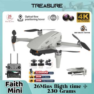 DRONES C-FLY MINI DRONE 4K Professional HD Camera 5G WiFi 3-Axis Gimbal Brashless Motor Drone RC折りたたみQuadcopter LDD240313