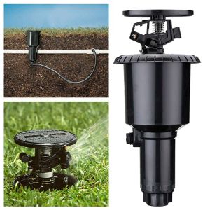 Sprinklers 1/2 Inch,3/4 Inch Popup Spray Head Garden Sprinkler Auto Rotating Drip Irrigation Garden Sprayer Watering Lawn Watering Garden