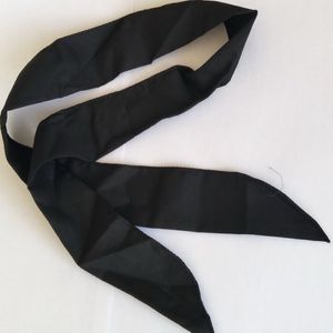 50 pezzi di rifornimento di fabbrica di colore nero - Bandana Sciarpa al collo Cravatta avvolgente Bandane di raffreddamento Fascia per collo Sciarpe fresche237o