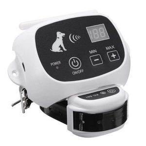 Wireless Electric Dog Pet Staket Inneslutningssystem Sändare Vattentät hundträning Collar LCD Display Safety PET Supply292q