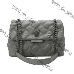 Bolsa personalizada feminina Kurt Geiger for Women Bolsa com Design de Cabeça de Eagle Diamond Grid Chain Bolsa Flip Flip Top One ombro Crossbody 651