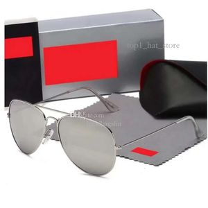 Raybands Sunglasse Marka Tasarımcısı Polarize Rayband Sunglasse Erkekler Kadın Pilot Güneş Gözlüğü Gözlük Gözlükleri Metal Çerçeve Polaroid Lens 103