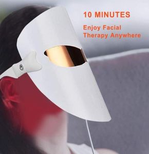 Maschera per il viso sbiancante con luce infrarossa Maschera per il viso con terapia della luce a LED per lifting facciale4824761