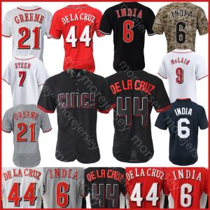 2023 City Baseball Jersey Elly De La Cruz Matt McLain Hunter Greene Jonathan Índia Spencer Steer Noelvi Marte Barrero Joey Votto Martini Benson Friedl Lowder Arroyo