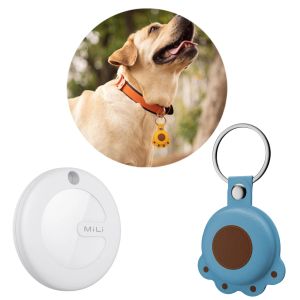 İzleyiciler Mini GPS İzleyici Kediler için Köpek Akıllı Bulucu Hava Eşyaları iOS Anahtar Bulunanlar Pet İzleme Cihazı Vaka Su Geçirmez Köpek Ürünleri