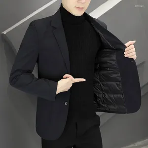 Men's Suits Autumn And Winter 90 Down Jacket Suit Fashion Handsome Top Korean All-match 2379