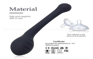 Massage Soft Silicone Anal Beads Balls Handheld Butt Plug Dual Head Stimulation Anus Sex Toy Prostate Massage Female Vagina Mastur3035345