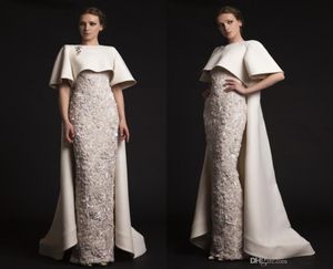 Роскошные длинные вечерние платья Krikor Jabotian с накидкой, расшитой бисером Элегантные вечерние платья Вечерние платья для красной ковровой дорожки Evening Wea2104338