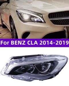 Car Lights For BENZ CLA 2014-20 19 Headlight LED DRL Assembly Upgrade High Dynamic Front Lamp Accessories