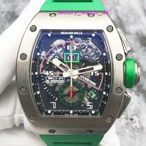 Захватывающие часы RM Watch Hot Watch RM11-01 R.MANCINI Дата Месяц Время Полет Назад Прыжок 50*42,7 мм RM1101
