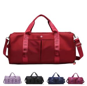 2sizes Luxury lulu keepall Nylon city Designer Womens mens vacation fashion Cross Body gym Shoulder Bags large luggage Tote handbags Clutch travel Duffel