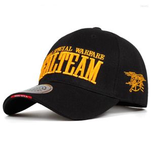 Ball Caps geliyor ABD Navy Seal Team Taktik Kapak Mens Ordu Beyzbol Markası Gorras Ayarlanabilir Kemik Snapback Hat299Q