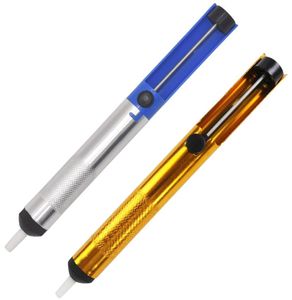 Half Full Aluminum Metal Desoldering Pump Suction Tin Gun Soldering Sucker Pen Removal Vacuum Soldering Iron Desolder Hand Welding5326144