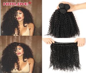 Capelli ricci afro crespi malesi Lunghezza mista 3/4 pacchi Lotto Estensioni dei capelli umani ricci crespi malesi malesi non trattati4884756