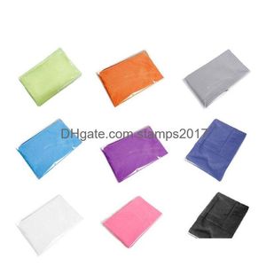 Towel Magic Cold Exercise Fitness Sweat Summer Ice Outdoor Sports Cool Hypothermia Cooling Opp Bag Pack Drop Delivery Home Garden Tex Dh6K9