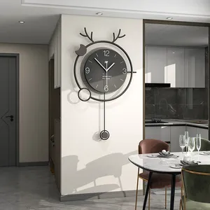 Orologi da parete Orologio Soggiorno Moda Moderno Semplice Appeso Personalizzato Creativo Decorazione per la casa Ristorante Art