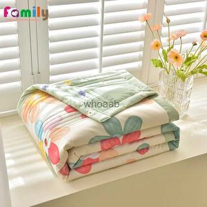 Comforters Set 2024 Summer Spring Air Condition Quilt Throw Filt Comporter Twin Queen Size Filtar For Adults Kids Plaids Patchwork YQ240313