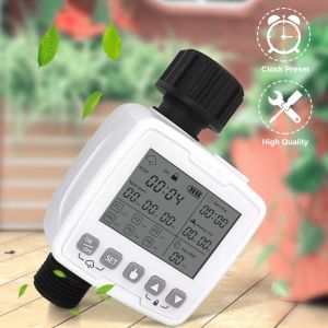 Temporizzatori Sistema di controllo irrigazione per prato da giardino Sensore pioggia Temporizzatore digitale per irrigazione Dispositivo di irrigazione a batteria Automatico