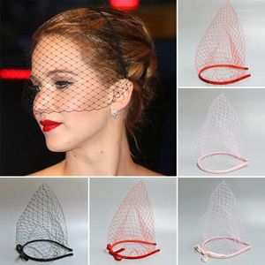 Brautschleier Elegant Retro Birdcage Veil Stirnband Fascinator Kopfschmuck Mesh Kopfbedeckung Hochzeit Party CharmVeil Haarschmuck Zubehör