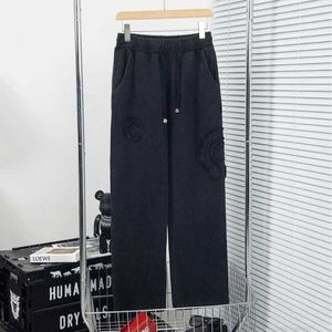 Pantaloni da uomo Crookee Correct High Version 24 Patch Pantaloni ricamati a ferro di cavallo Pantaloni casual stile oversize per uomo e donna DLZX